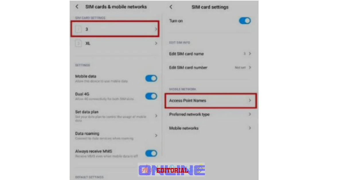 Cara Pengaturan APN 3 di Android Tanpa Berbayar 