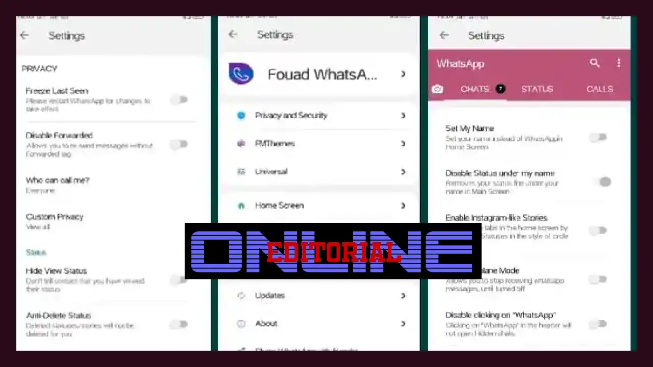 Editor Online|Fouad WhatsApp Apk Unduh Mods 9.35 9.41 Terbaru