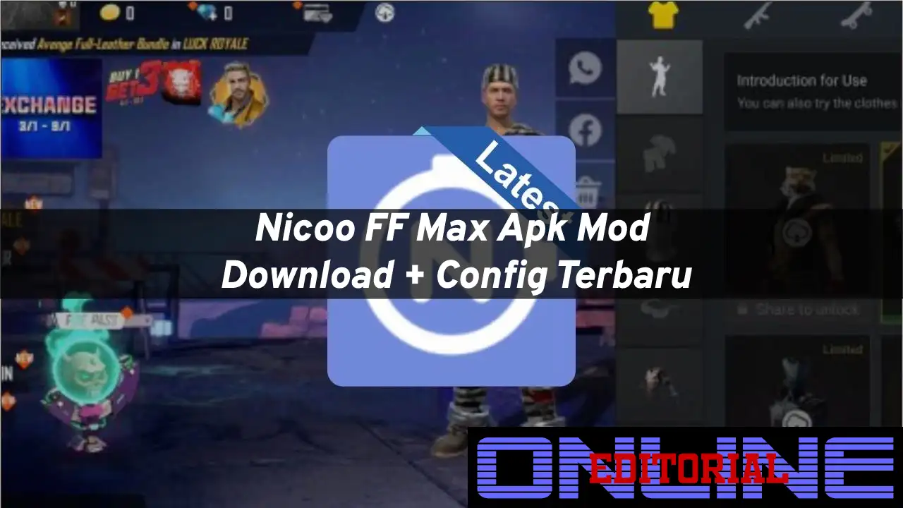 Nicoo FF Max Apk Mod Download + Config Terbaru