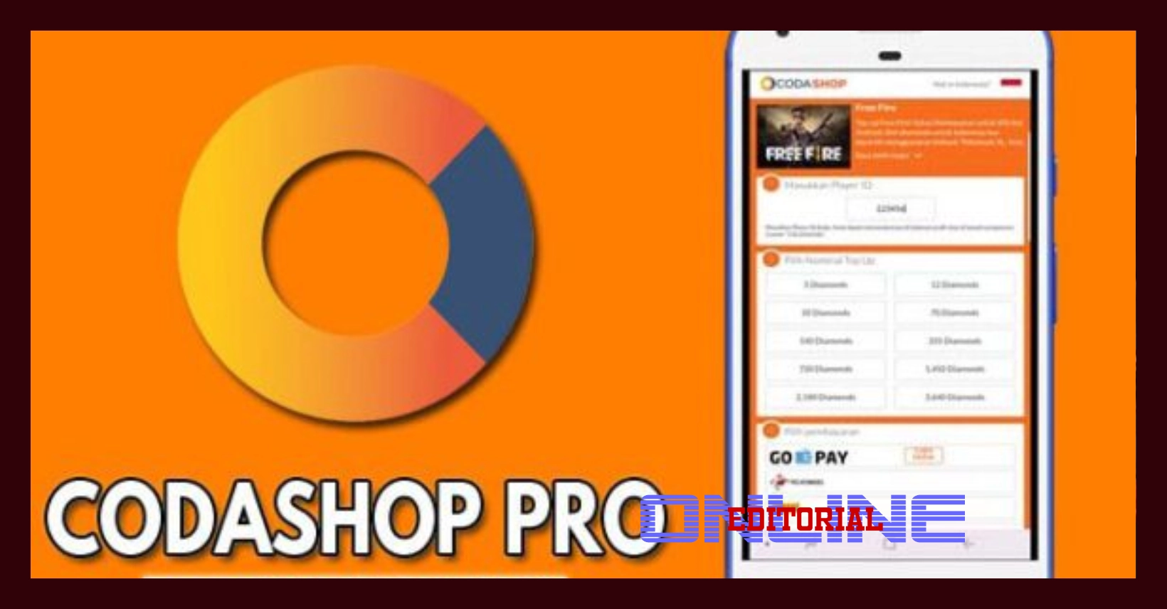 Editor Online|Codashop Pro Gratis 0 RP (No Password) Apk ML, FF PUBG