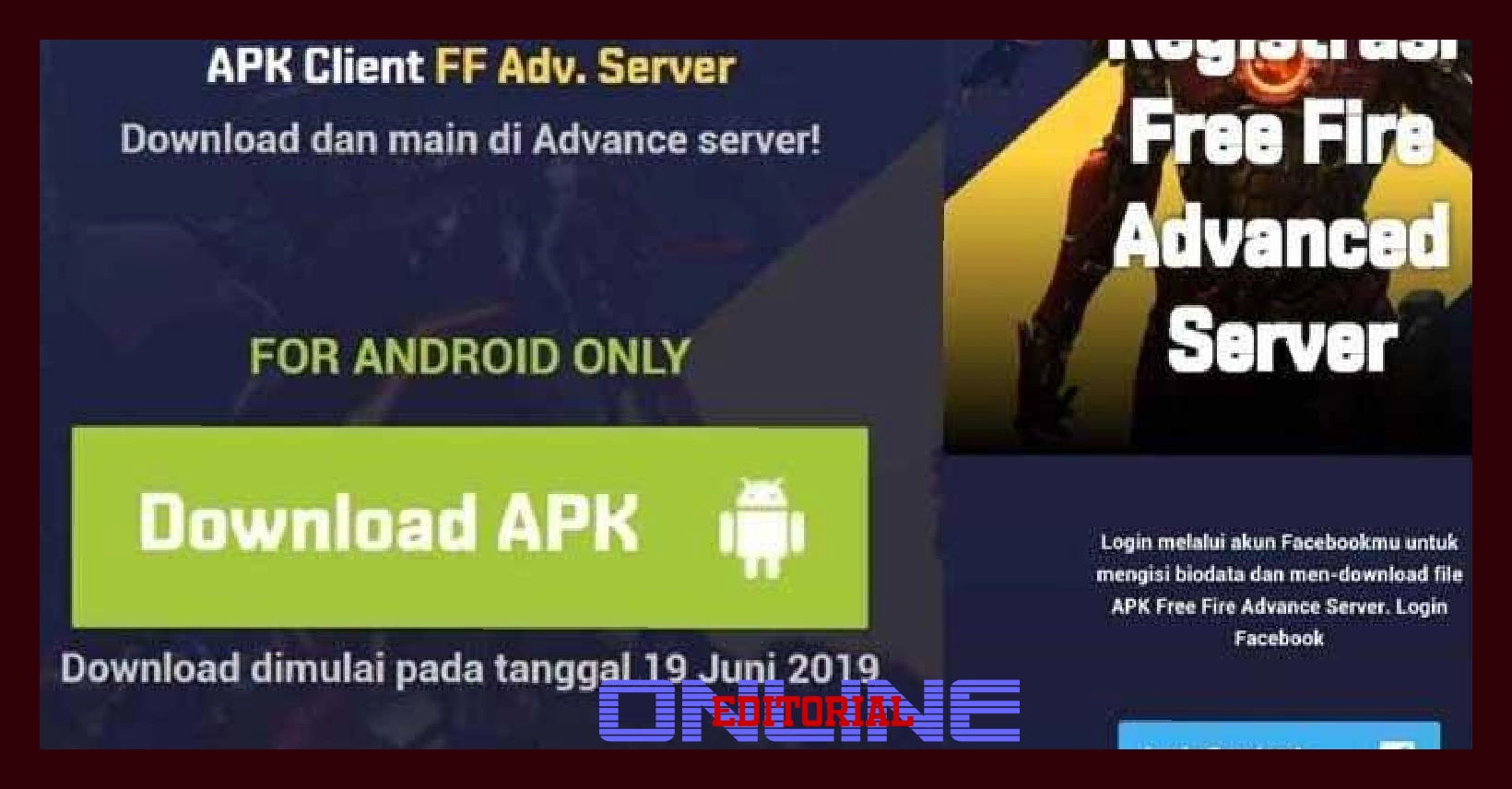 Editor Online|FF Advance Server New Version Apk Download Terbaru 2023